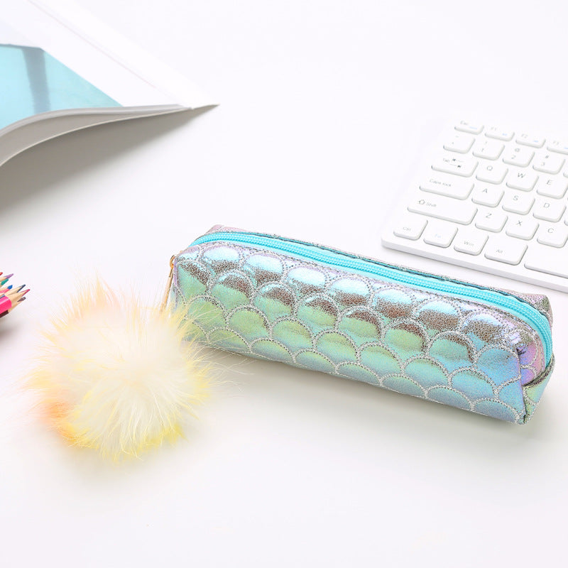 Wholesale PU Mermaid Pencil Case